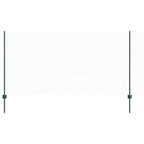 Recinzione in Rete Saldato Acciaio PVC Verde 100 x 1,2 m