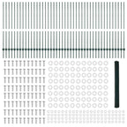 Recinzione in Rete Saldata Acciaio PVC 100 x 1,4 m Verde