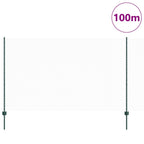 Recinzione in Rete Saldata Acciaio PVC 100 x 1,4 m Verde