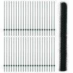 Recinzione in Rete Saldata Acciaio PVC Verde 100 x 1,4 m