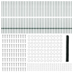 Recinzione in Rete Saldata Acciaio PVC Verde 100 x 1,4 m