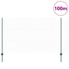 Recinzione in Rete Saldata Acciaio PVC Verde 100 x 1,4 m