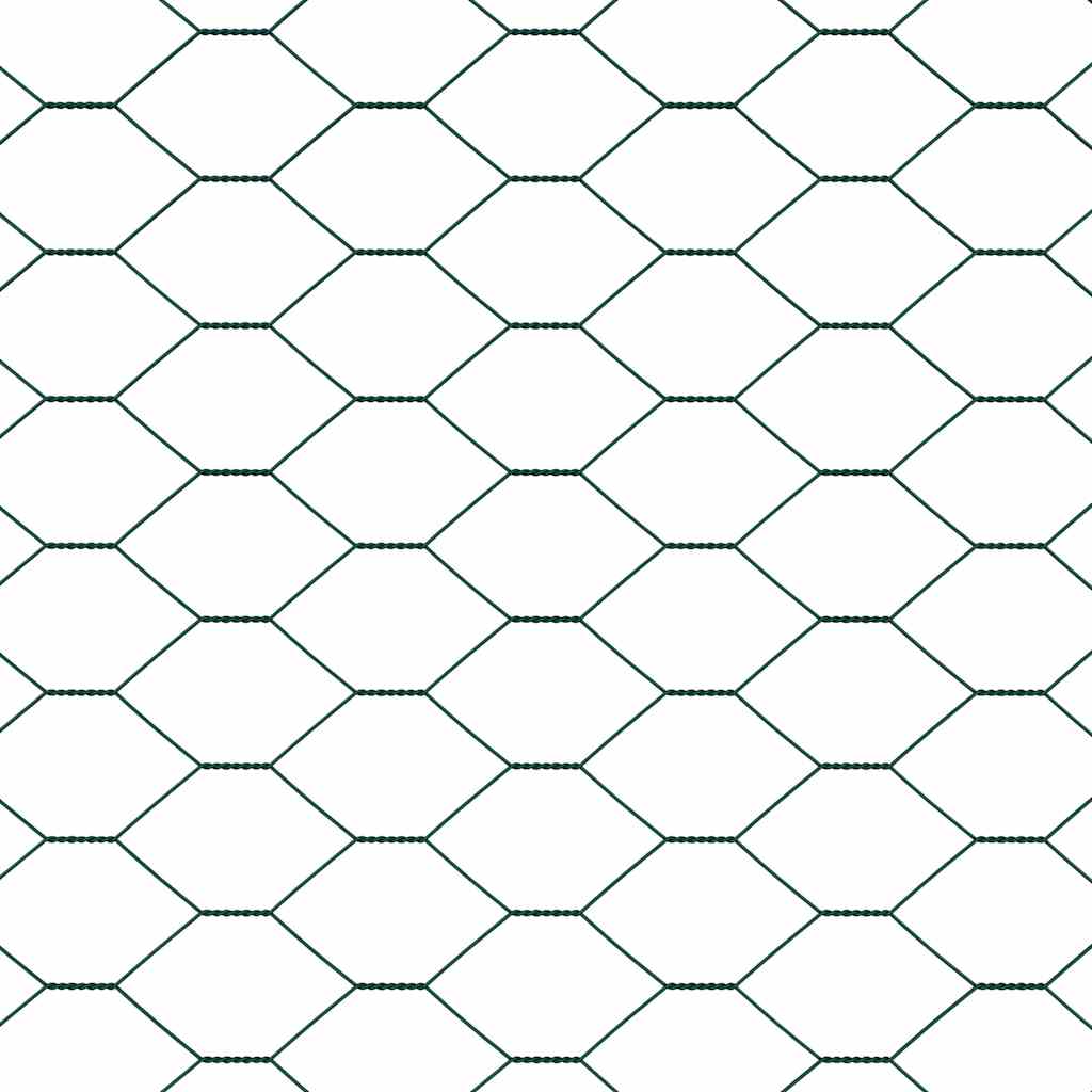 Recinzione in Rete Saldata 100 x 1,5 m - Acciaio Rivestito PVC Verde