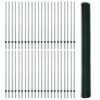Recinzione in Rete Saldata Acciaio PVC Verde 100 x 1,6 m