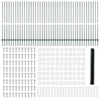 Recinzione in Rete Saldata Acciaio PVC 100 x 1,6 m Verde