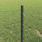 Recinzione in Rete Saldata Acciaio PVC Grigio 10 x 0,4 m