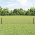 Recinzione in Rete Saldata Acciaio PVC Grigio 10 x 0,4 m