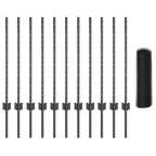 Recinzione in Rete Saldato Acciaio PVC 10 x 0,8 m