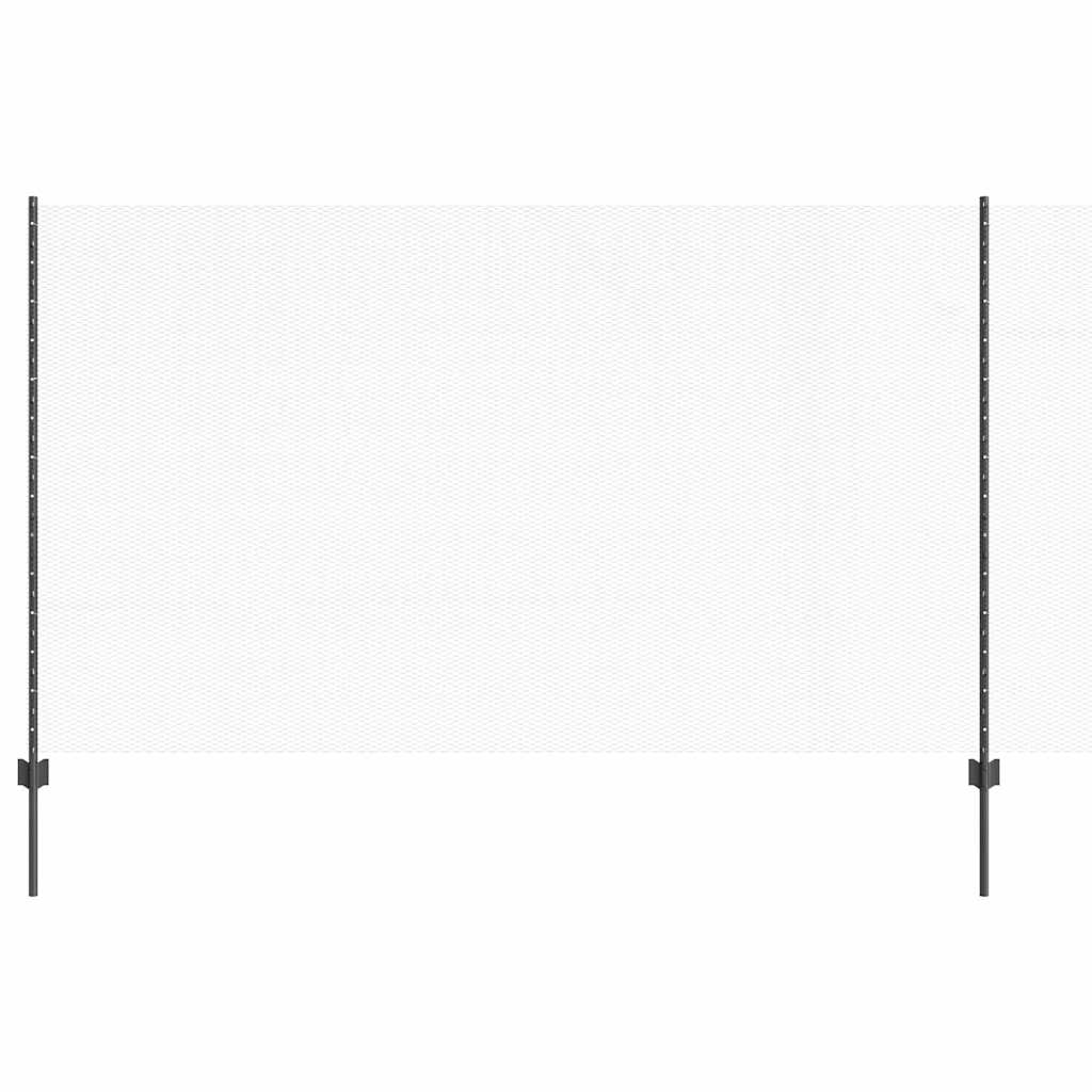 Recinzione in Rete Saldato Acciaio PVC 10 x 1,4 m Grigio