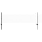 Recinzione in Rete Saldato 25 x 0,5 m Acciaio Rivestito PVC Grigio