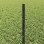 Recinzione in Rete Saldato 25 x 0,5 m Acciaio PVC Grigio