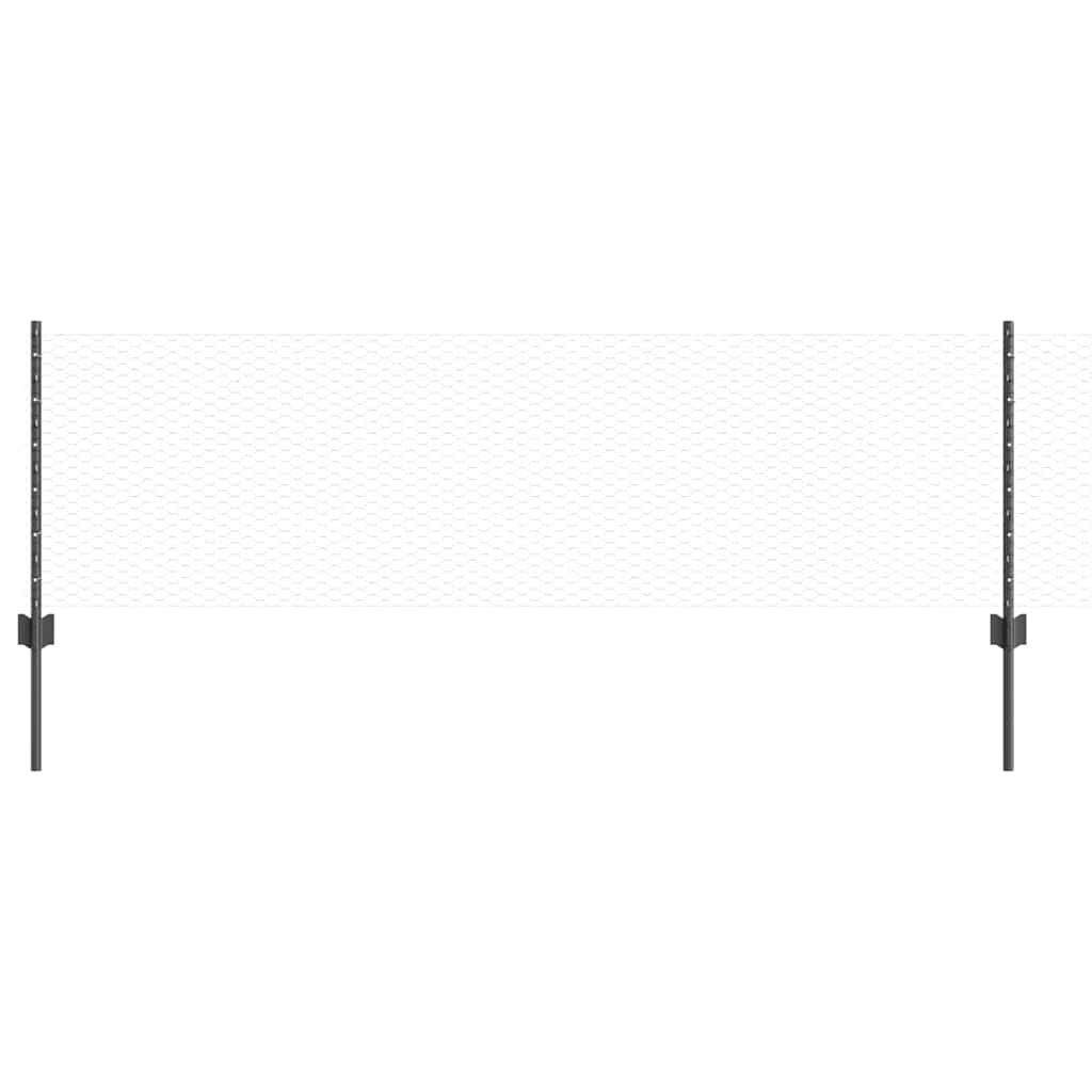 Recinzione in Rete Saldata Acciaio PVC 25 x 0,6 m
