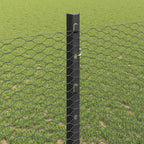 Recinzione in Rete Saldato Acciaio PVC 25 x 1,2 m Grigio