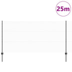 Recinzione in Rete Saldato Acciaio PVC 25 x 1,2 m Grigio