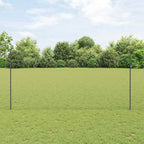 Recinzione in Rete Saldato Acciaio PVC 25 x 1,5 m Grigio