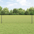 Recinzione in Rete Saldato Acciaio PVC 50 x 0,5 m - Grigio
