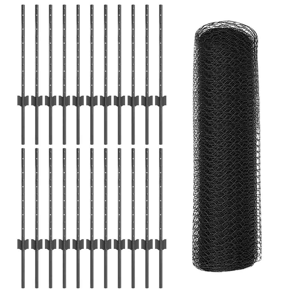 Recinzione in Rete Saldata Acciaio PVC 50 x 0,6 m
