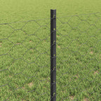Recinzione in Rete Saldata 50 x 0,6 m - Acciaio Rivestito PVC Grigio