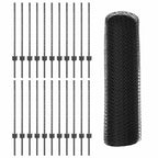 Recinzione in Rete Saldata Acciaio Rivestito PVC 50 x 0,8 m