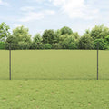 Recinzione in Rete Saldata Acciaio PVC Grigio 50 x 1 m
