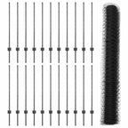 Recinzione in Rete Saldata Acciaio PVC 50 x 1 m