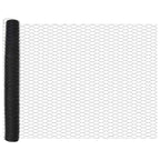 Recinzione in Rete Saldata Acciaio PVC Grigio 50 x 1 m
