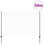 Recinzione in Rete Saldato Acciaio PVC 50 x 1,5 m