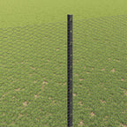 Recinzione in Rete Saldata Acciaio PVC Grigio 50 x 1,6 m