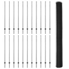 Recinzione in Rete Saldata Acciaio PVC Grigio 50 x 1,6 m