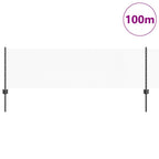 Recinzione in Rete Saldato Acciaio PVC Grigio 100 x 0,6 m