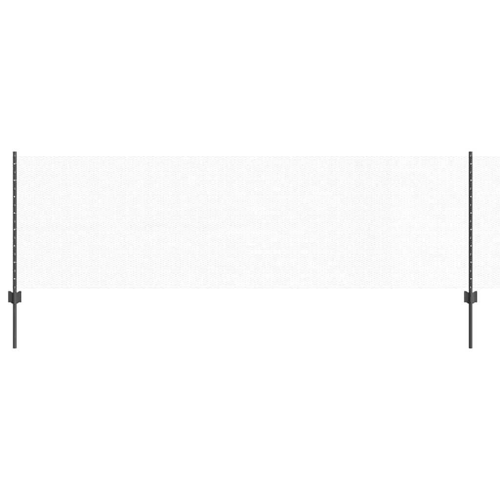 Recinzione in Rete Saldata Acciaio PVC Grigio 100 x 0,8 m
