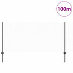 Recinzione in Rete Saldato Acciaio PVC 100 x 1 m