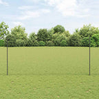 Recinzione in Rete Saldata Acciaio PVC 100 x 1,4 m Grigio