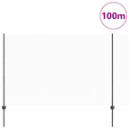 Recinzione in Rete Saldato Acciaio PVC 100 x 1,5 m Grigio
