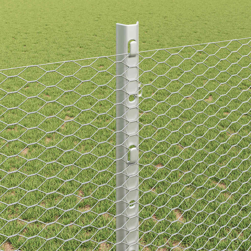 Recinzione in Rete Saldato Acciaio Zincato 10 x 1,2 m