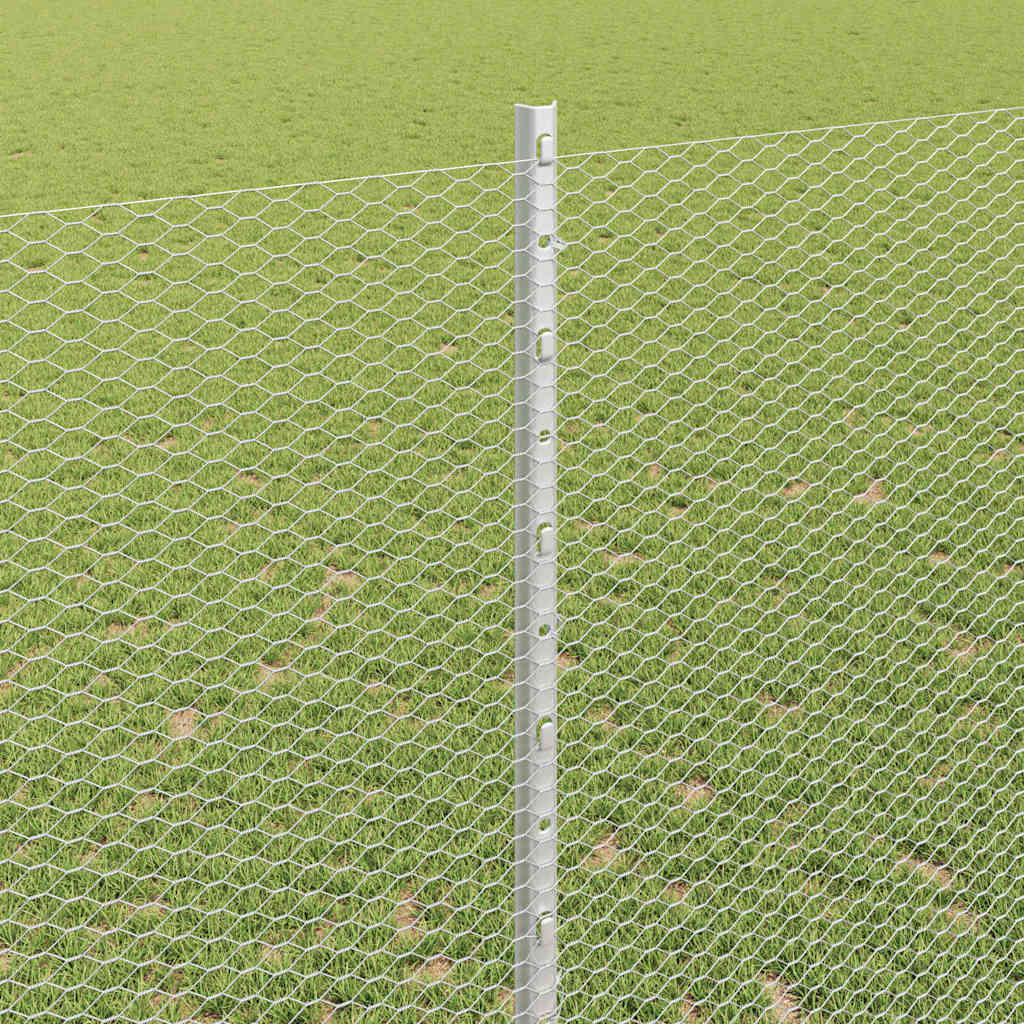 Recinzione in Rete Saldato Acciaio Zincato 10 x 1,4 m