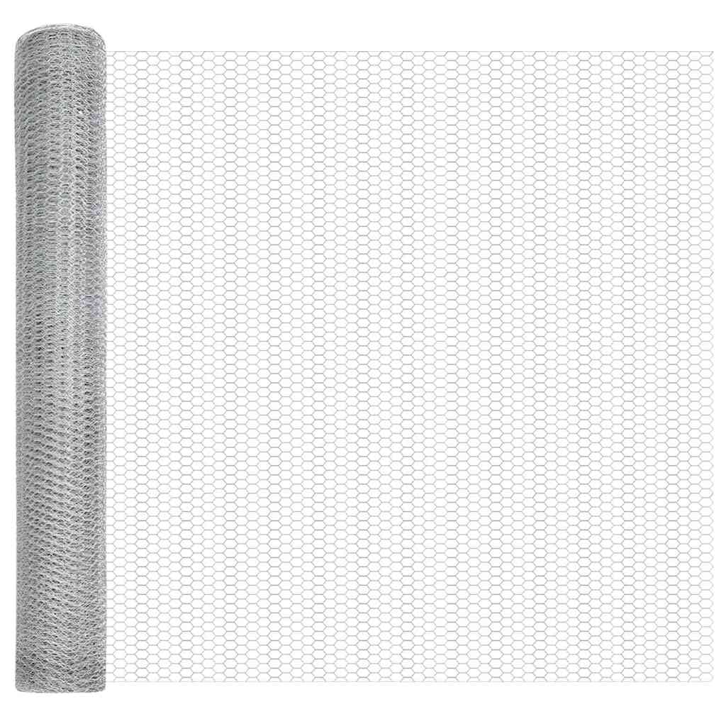 Recinzione in Rete Saldato Acciaio Zincato 10 x 1,4 m