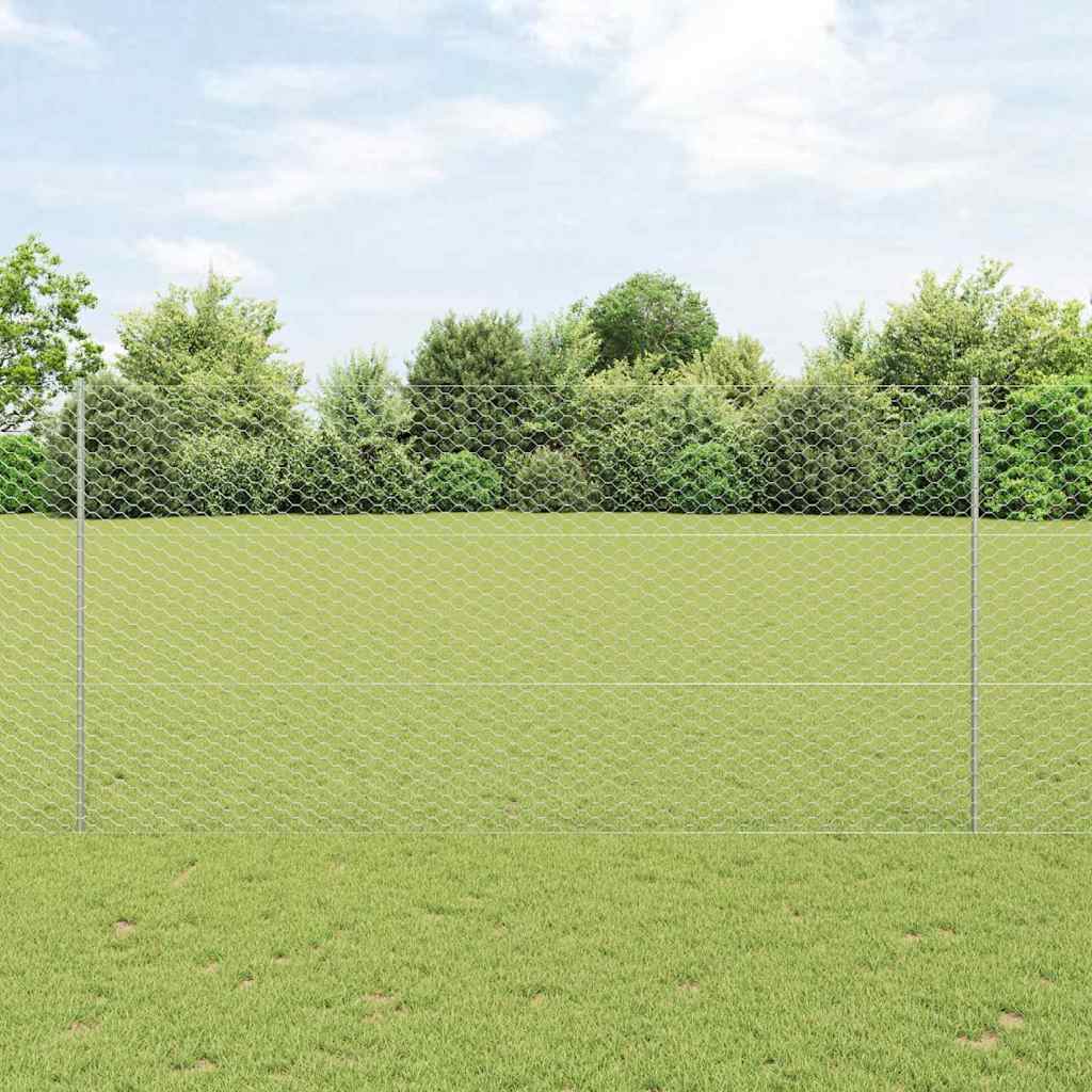 Recinzione in Rete Saldato Acciaio Zincato 10 x 1,5 m