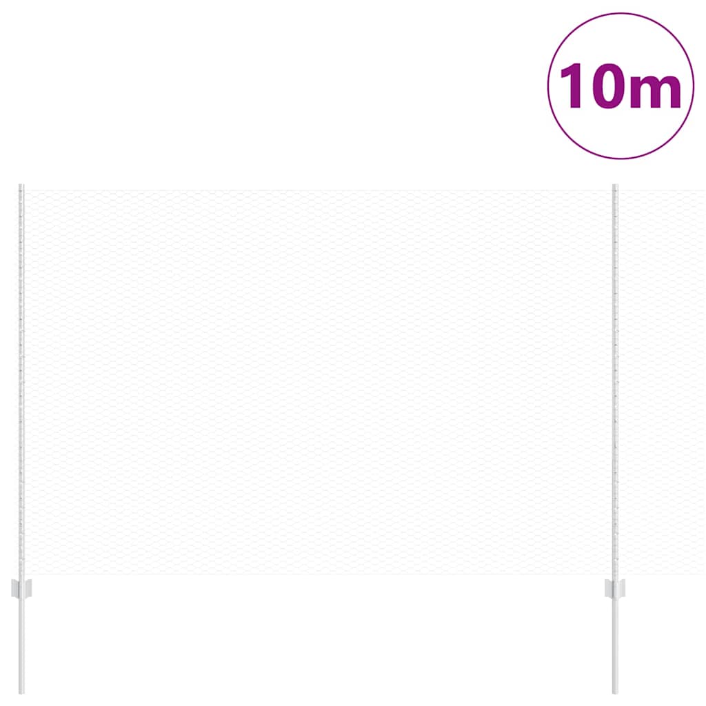 Recinzione in Rete Saldato Acciaio Zincato 10 x 1,6 m