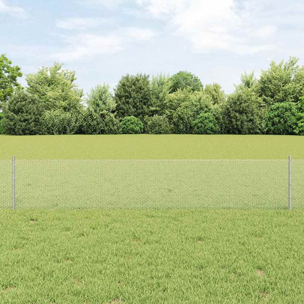 Recinzione in Rete Saldata Acciaio Zincato 25 x 0,4 m