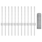 Recinzione in Rete Saldata Acciaio Zincato 25 x 0,4 m