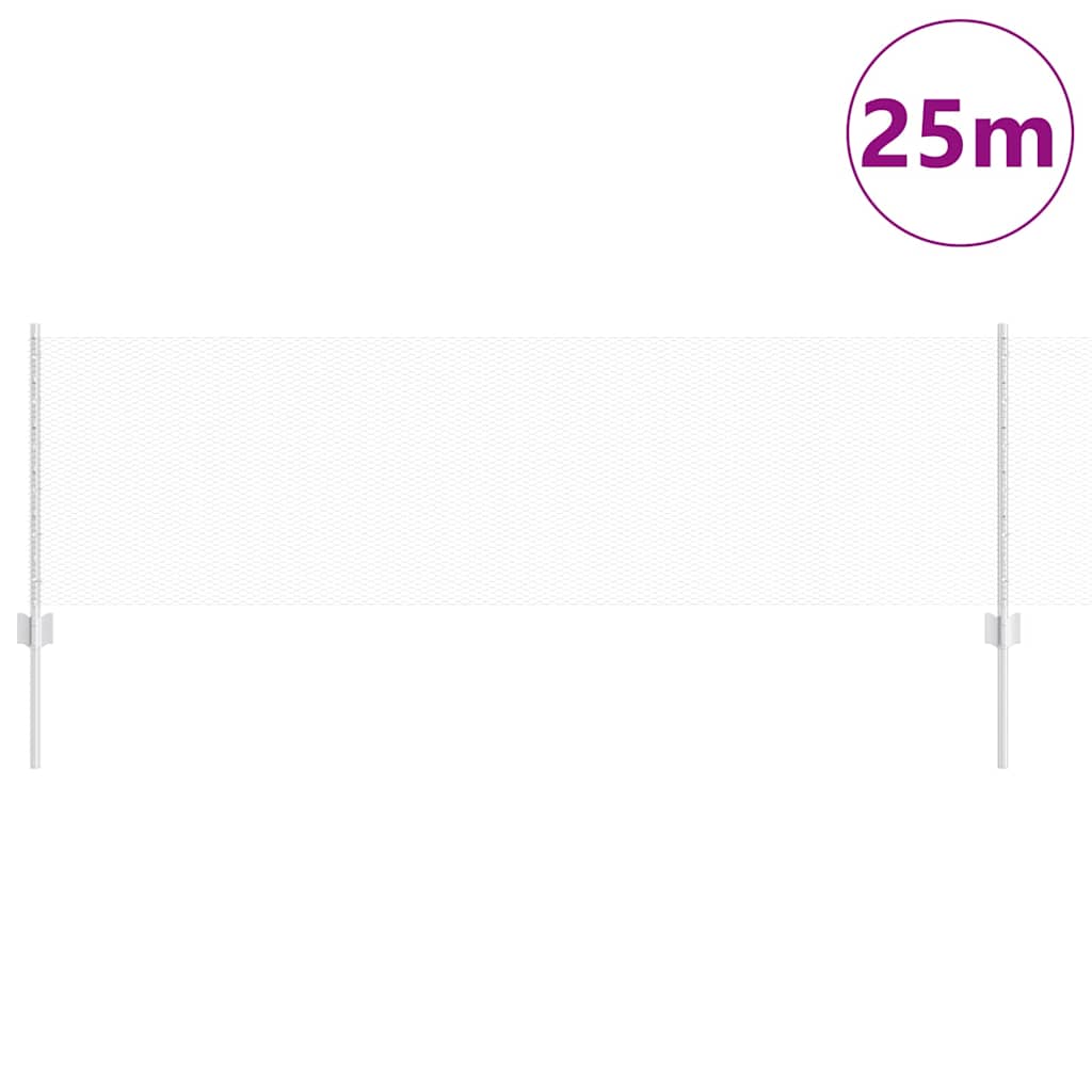 Recinzione in Rete Saldata Zincata 25 x 0,6 m