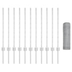 Recinzione in Rete Saldata Zincata 25 x 0,8 m
