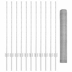 Recinzione in Rete Saldata Acciaio Zincato 25 x 1 m