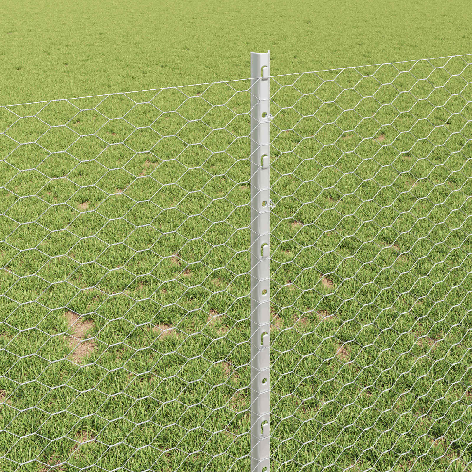 Recinzione in Rete Saldata Acciaio Zincato 25 x 1 m