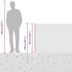 Recinzione in Rete Saldata Acciaio Zincato 25 x 1 m