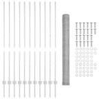 Recinzione in Rete Saldato Acciaio Zincato 25 x 1,4 m