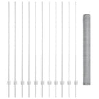 Recinzione in Rete Saldata Acciaio Zincato 25 x 1,6 m