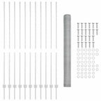 Recinzione in Rete Saldata Acciaio Zincato 25 x 1,6 m