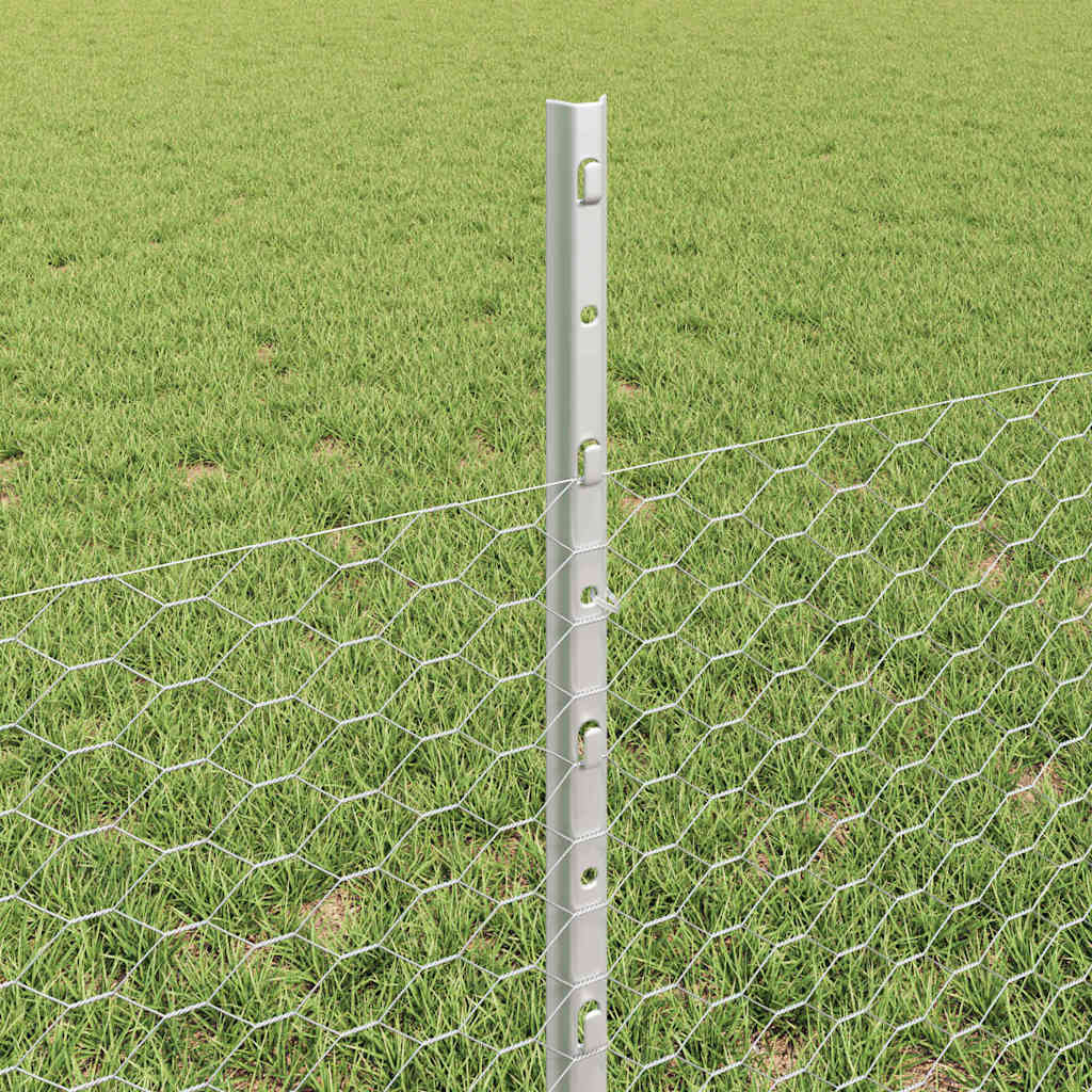 Recinzione in Rete Saldata Acciaio Zincato 50 x 0,5 m